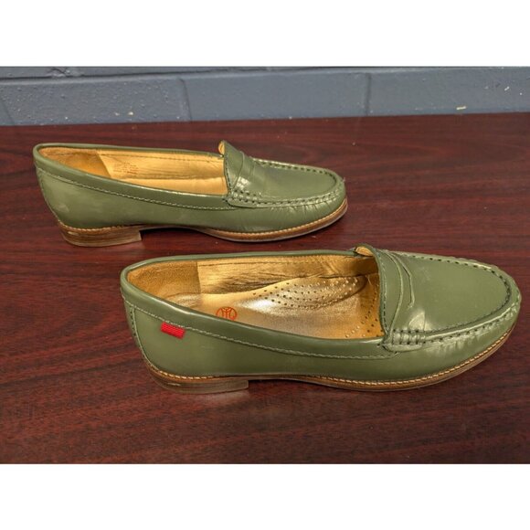 Marc Joseph East Village Loafer Women's Size 7.5 Brazil ATLANTIC BLUE Patent EUC - Picture 3 of 16